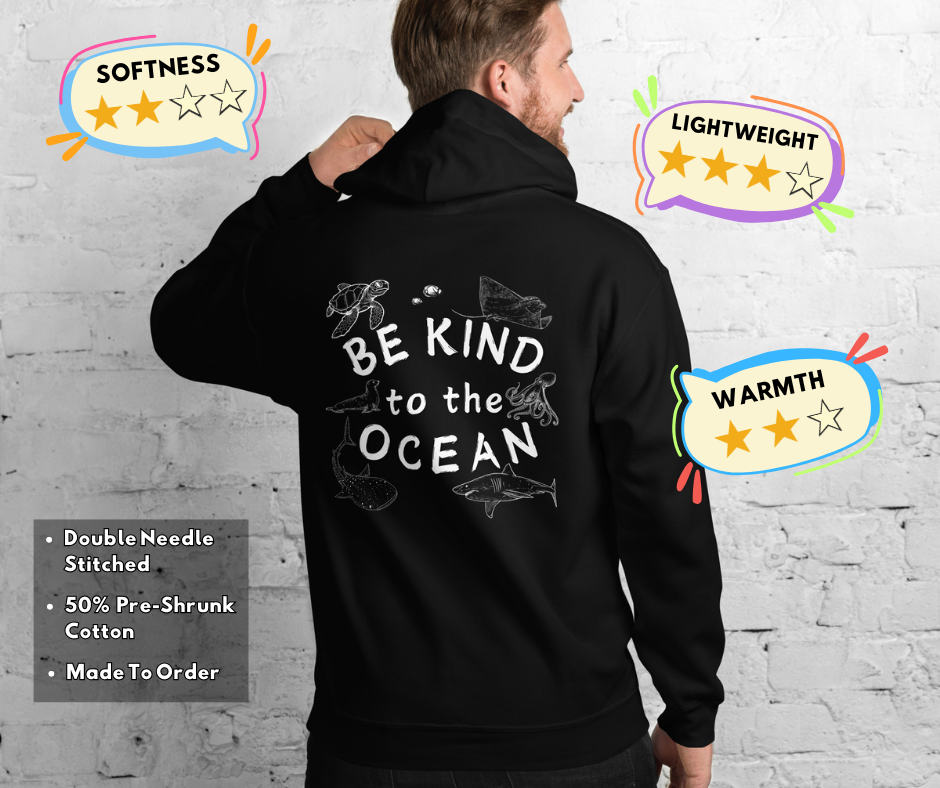 Men's Be Kind To The Ocean Hoodie