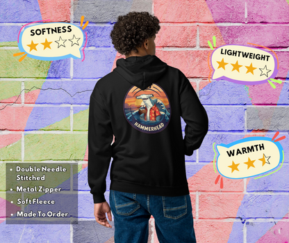 Men's Hot Hammerhead Zipper Hoodie