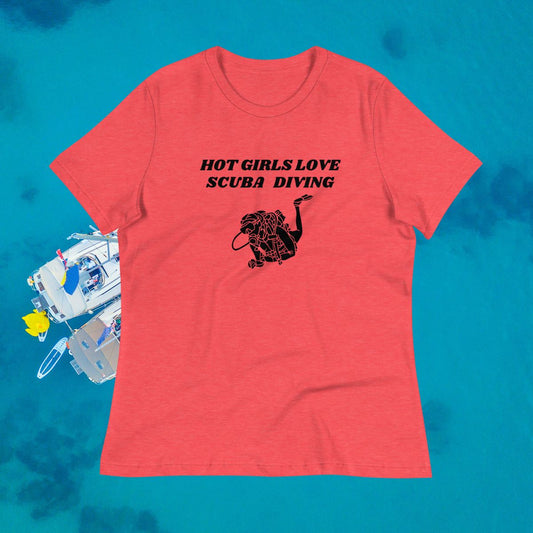 Women's Hot Girls Like Scuba Diving Shirt